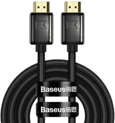 Baseus High Definition Series HDMI 2.1 kábel, 8K 60Hz, 3D, HDR, 48Gbps, 2m (fekete) - mobilehome