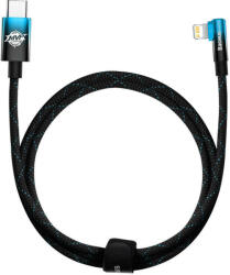 Baseus USB-C to Lightning MVP 20W 1m kábel (Black-blue)