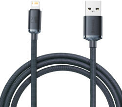 Baseus USB-kábel a Lightning Baseus Crystal Shine, 2, 4A, 2m (fekete)