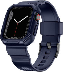 Kingxbar CYF106 2in1 Apple Watch 41mm / 40mm szilikon tok és szíj - kék