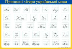 Az ukrán ABC írott nagy- és kisbetűi (43728INKFL)