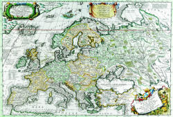 Stiefel Antik Európa térkép könyöklő (1435K)
