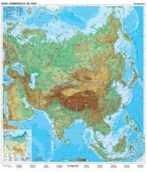 Stiefel Ázsia domborzata + politikai térképe DUO (140 x 180 cm) (47457)