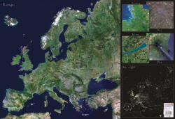 Stiefel Európa űrtérkép könyöklő (34016K)