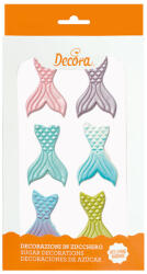 Decora Decor Zahar - Cozi Sirene O 3.5 cm, 6 buc (500393)