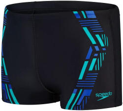 Speedo Tech Print Aquashort Black/Chroma Blue/Aquarium S - UK32