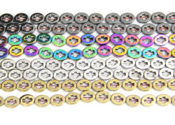  Hematit Cruce Margele pietre Semipretioase pentru Bijuterii 8x6x2, 5 mm - 10 Buc