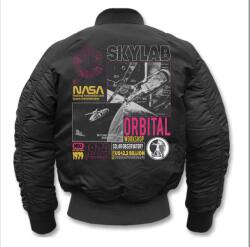 Alpha Industries MA-1 NASA Skylab - black/magenta