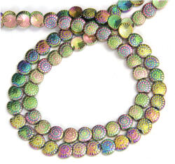Hematit Multicolor Melc Margele pietre Semipretioase pentru Bijuterii 9x10x4 mm - 10 Buc