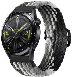 BSTRAP Elastic Nylon curea pentru Huawei Watch GT2 Pro, black qiao (SSG025C0806)