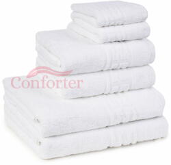  Set 6 Prosoape Bumbac 500g Hotel 6PR1 Alb Prosop