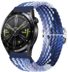 BSTRAP Elastic Nylon curea pentru Huawei Watch GT3 46mm, blueberry (SSG025C0908)