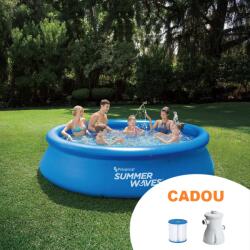 Polygroup Piscina cu inel gonflabil Family Summer Waves Quick Set, 366 x 76 cm (8002192) Piscina