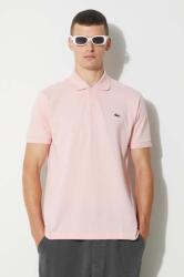 Lacoste pamut póló rózsaszín, sima - rózsaszín M - answear - 37 990 Ft