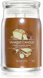 Yankee Candle Spiced Banana Bread lumânare parfumată Signature 368 g