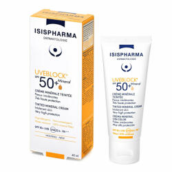 Isis Pharma - Crema cu protectie solara Isispharma UVEBLOCK SPF 50+ Tinted Mineral, 40 ml