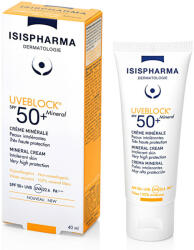 Isis Pharma - Crema cu protectie solara Isispharna UVEBLOCK SPF 50+ Mineral, 40 ml - hiris