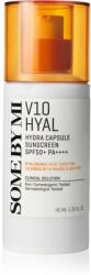 Some By Mi V10 Hyal Hydra Capsule Sunscreen cremă protectoare pentru piele sensibilă și intolerantă SPF 50+ 40 ml