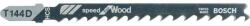 Bosch Panza fierastrau vertical T 144 D, 74/5.2mm pentru lemn, 5 bucati, Bosch (2608630040)