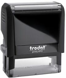 TRODAT Bélyegzõ TRODAT Printy 4.0 4913 eco-fekete ház kék párna (4913F/K) - tonerpiac