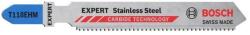 Bosch Set 3 panze vertical StainlessSteel T 118 EHM Expert, Bosch (2608900562) - bricolaj-mag