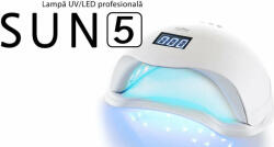  Professzionális UV körömlámpa LED SUN5, aktiválás érzékelőkkel, 4