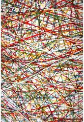 Delta Carpet Covor Art Alb/Multicolor, 200 cm x 300 cm, Kolibri 11035 (KOLIBRI-11035-110-23)
