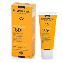 Isis Pharma - Fluid protectie solara Isispharma UVEBLOCK SPF 50+, 40ml - vitaplus