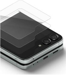 Ringke Set 2 folii protectie Ringke Tempered Glass compatibil cu Samsung Galaxy Z Flip 5 Clear (8809919305754)