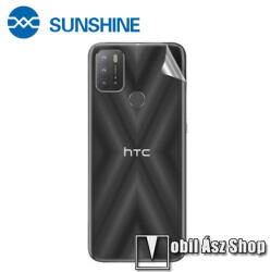 SUNSHINE HTC Wildfire E2 Play, E2 Plus, SUNSHINE Hydrogel TPU hátlapvédő fólia, 1db (SUNS250657)