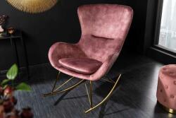 LuxD Design hintaszék Sweden rózsaszín bársony
