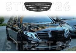Tuning - Specials Grila Centrala compatibil cu Mercedes W222 S-Class (2014-2020) S63 S65 Design Negru Mat (6744)