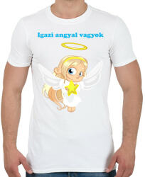 printfashion Igazi angyal vagyok - Férfi póló - Fehér (13904155)