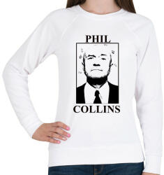 printfashion Phil Collins - Női pulóver - Fehér (13914777)