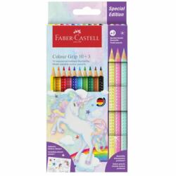 Faber-Castell Creioane colorate acuarela 10+3 culori Faber-Castell Grip 2001 Unicorn (FC201542)