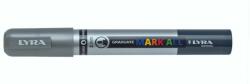LYRA Marker LYRA Graduate Mark All, pe baza de apa, varf 2mm, pentru orice suprafata - argintiu (LR-006820251)