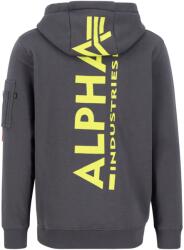 Alpha Industries Back Print Zip Hoody - vintage grey