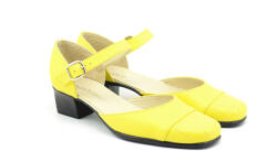 Rovi Design Sandale dama galbene din piele naturala - STEFY G - ellegant