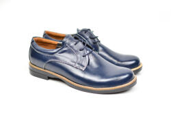 Rovi Design Pantofi dama eleganti casual din piele naturala, de culoare albastra - PBE434 - ellegant