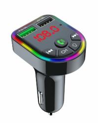 Gembird BTT-05 3-in-1 Bluetooth car kit FM radio transzmitter és kihangosító és szivargyújtó USB 3100mAh töltő