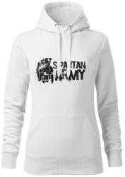 DRAGOWA дамски суитшърт с качулка Аристон, бял, 320г/м2 (8489)