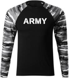 DRAGOWA FIT-T Тениска с дълъг ръкав Army, градски камуфлаж, 160 г/м2 (4538)