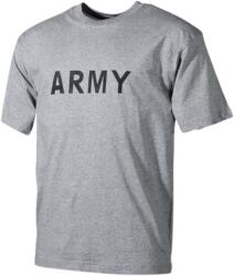 MFH Тениска с надпис Army, сива, 160 г/м2 (00253M)