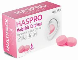 Haspro 6p силиконови тапи за уши, розови (epum2002)