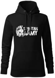 DRAGOWA дамски суитшърт с качулка Аристон, черен, 320г/м2 (8491)