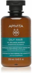 APIVITA Hair Care Oily Hair sampon pentru curatarea profunda a scalpului seboreic pentru intarire si stralucire 250 ml