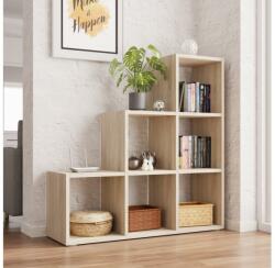 MIRJAN 24 Könyvespolc TRIO 108x105 cm sonoma tölgy MJ0082 (MJ0082)