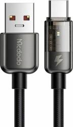 Mcdodo CA-3150 USB-A apa - USB-C apa Adat és töltő kábel - Fekete (1.2m) (CA-3150)