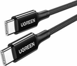UGREEN US557 USB-C apa - USB-C apa Adat és töltő kábel - Fekete (1.5m) (15276)