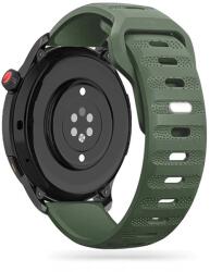 Tech-Protect Samsung Galaxy Watch 4 / 5 / 5 Pro / 6 szilikon sport szíj - Tech-Protect IconBand Line Watch Band - 40/42/43/44/45/46/47 mm - army green (FN0566) (FN0566)